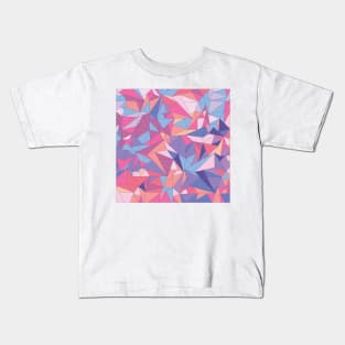 Geometric Crystal Pattern Kids T-Shirt